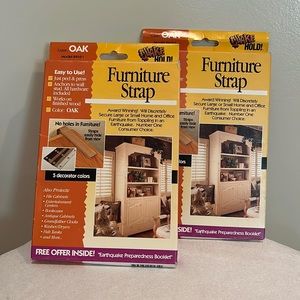 NIB Quake hold furniture strap. Please see second photo for details